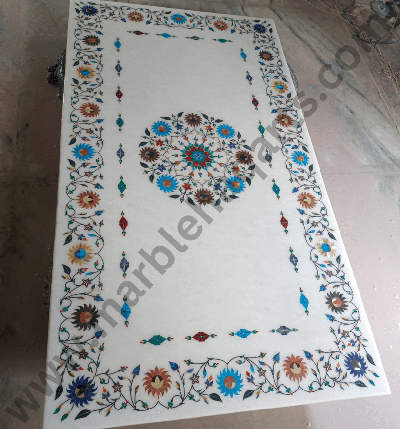 marble inlay tabletop